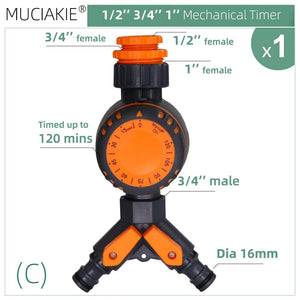 Planet Gates A Automatic Garden Watering Irrigation Controller Intelligent Mechanical Daily Water Timer for Outdoor Hose Drip Sprinklers Tool