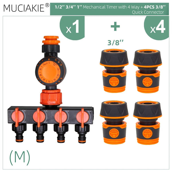 Planet Gates A Automatic Garden Watering Irrigation Controller Intelligent Mechanical Daily Water Timer for Outdoor Hose Drip Sprinklers Tool