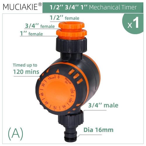 Planet Gates A Automatic Garden Watering Irrigation Controller Intelligent Mechanical Daily Water Timer for Outdoor Hose Drip Sprinklers Tool