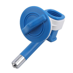 Planet Gates A blue Pet Dog Cat Water Dispenser Nozzle Hanging Bottle Water Beverage Fountain Head Leak-Proof Feeder Bowl Pet Feeding Device 강아지 급수기