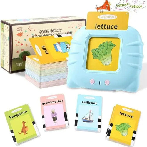Planet Gates A Blue set / CHINA Kids Learn English Toys Early Intelligent Education Audio Electronic Book Flash Card Reading Machine Montessori Study Toys Book