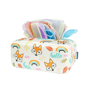 Planet Gates a Box 12pcs scarf Montessori Toy Baby Tissue Box Sensory Toy Montessori Development  Baby Toy Newborn Kids Learning Education Toy for Children