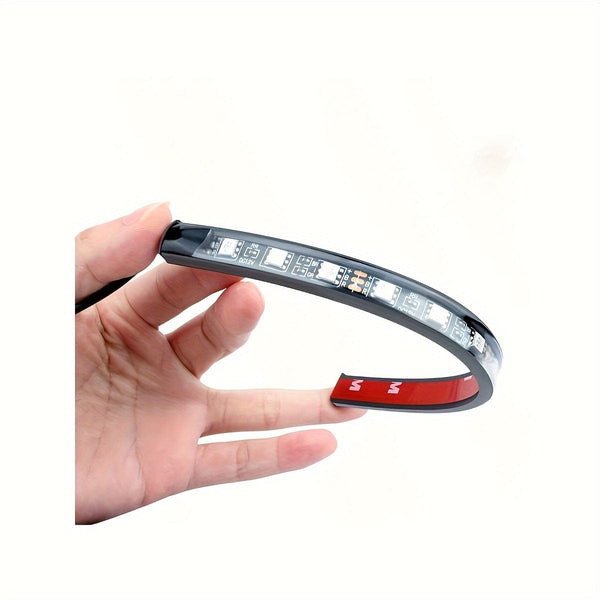 Planet Gates A Car Atmosphere Light, Wireless Remote Control RGB Foot Light, 48LED APP Adjustable Color Atmosphere Light, One-to-four Music Light