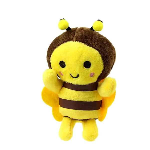 Planet Gates A / China 12cm Bee Festival Plush Doll Animation Bee Festival Decoration Small Pendant Plush Bag Pendant Plush Cute Bee Activity Gift K1X4