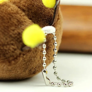 Planet Gates A / China 12cm Bee Festival Plush Doll Animation Bee Festival Decoration Small Pendant Plush Bag Pendant Plush Cute Bee Activity Gift K1X4