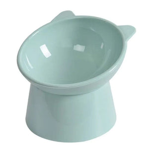 Planet Gates A / CHINA 2023 New Cat Bowl High Foot Dog Bowl 45°Neck Protector Cat Pet Food Water Bowls Pet Feeding Cup Pet Feeder