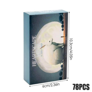 Planet Gates A / CHINA 78Pc Heartscape Tarot Full English Oracle Cards Fate Divination Tarot Deck Family Party Entertainment Fortune Telling Board Game