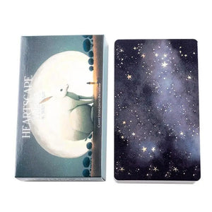 Planet Gates A / CHINA 78Pc Heartscape Tarot Full English Oracle Cards Fate Divination Tarot Deck Family Party Entertainment Fortune Telling Board Game