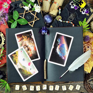 Planet Gates A / CHINA 78Pc Heartscape Tarot Full English Oracle Cards Fate Divination Tarot Deck Family Party Entertainment Fortune Telling Board Game