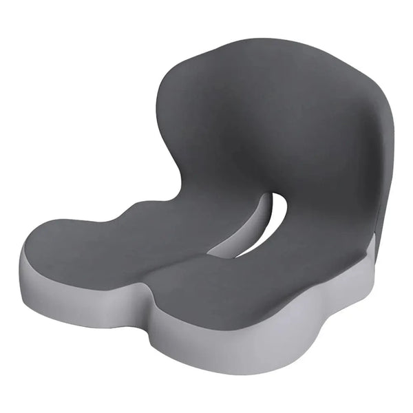 Planet Gates A / CHINA Memory Foam L-Shaped Integrated Office Chair Cushion with Lumbar Support Car Seat Cushion for Office Workers Car Drivers