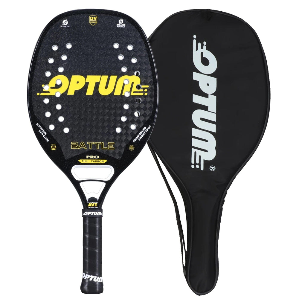 Planet Gates B / CHINA OPTUM BATTLE 12K Carbon Fiber Rough Surface Beach Tennis Racket With Cover Bag