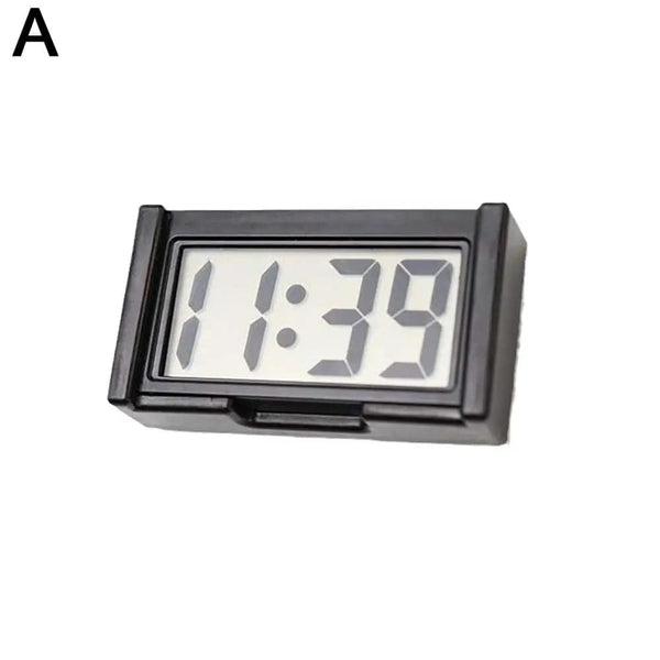 Planet Gates A / CN Large Screen Home Digital Display Car Clock Paste Electronic Mini Car Electronic Clock Automotive Supplies Simple Type