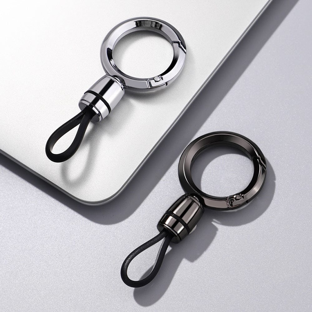 Planet Gates Modny i minimalistyczny brelok wykonany ze stopu i TPU, odpowiedni do kluczyków samochodowych, brelok unisex dla mężczyzn i kobiet