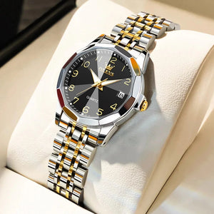 Planet Gates A-gold black / United States OLEVS Elegant Fashion Women's Watches Luxury Brand Original Quartz Watch for Ladies Waterproof Stainless Steel Luminous Date