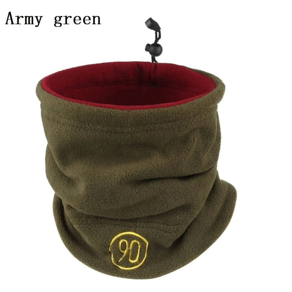 Planet Gates A-grey Fashion Winter Camping Warm Fleece Neck Gaiter Ski Tube Scarf Snowboard Face For Men & Women Outdoor Cycling Cold-proof Collar