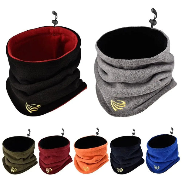 Planet Gates A-grey Fashion Winter Camping Warm Fleece Neck Gaiter Ski Tube Scarf Snowboard Face For Men & Women Outdoor Cycling Cold-proof Collar