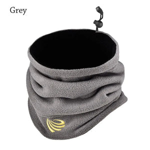 Planet Gates A-grey Fashion Winter Camping Warm Fleece Neck Gaiter Ski Tube Scarf Snowboard Face For Men & Women Outdoor Cycling Cold-proof Collar