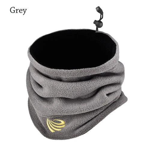Planet Gates A-grey Fashion Winter Camping Warm Fleece Neck Gaiter Ski Tube Scarf Snowboard Face For Men & Women Outdoor Cycling Cold-proof Collar