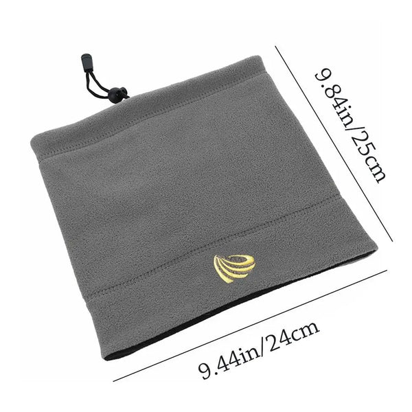 Planet Gates A-grey Fashion Winter Camping Warm Fleece Neck Gaiter Ski Tube Scarf Snowboard Face For Men & Women Outdoor Cycling Cold-proof Collar