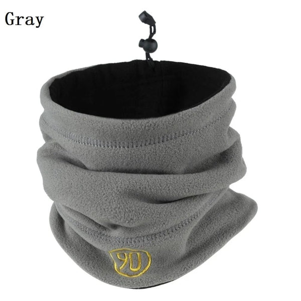 Planet Gates A-grey Fashion Winter Camping Warm Fleece Neck Gaiter Ski Tube Scarf Snowboard Face For Men & Women Outdoor Cycling Cold-proof Collar