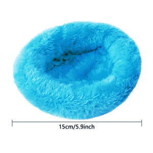 Planet Gates A Hamster Coconut Shell Hanging Hammock Nest Bed Hideout with Stand Cage Accessories for Small Animals Golden Bear Sugar Glider