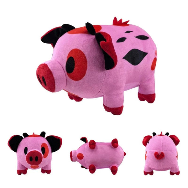 Planet Gates A Hazbin Hotel Fat Nuggets Plush Toy Animated Movie Character Alastor Helluva Boss Pillow Plush Doll Hot Selling Soft Pig Toy Gift