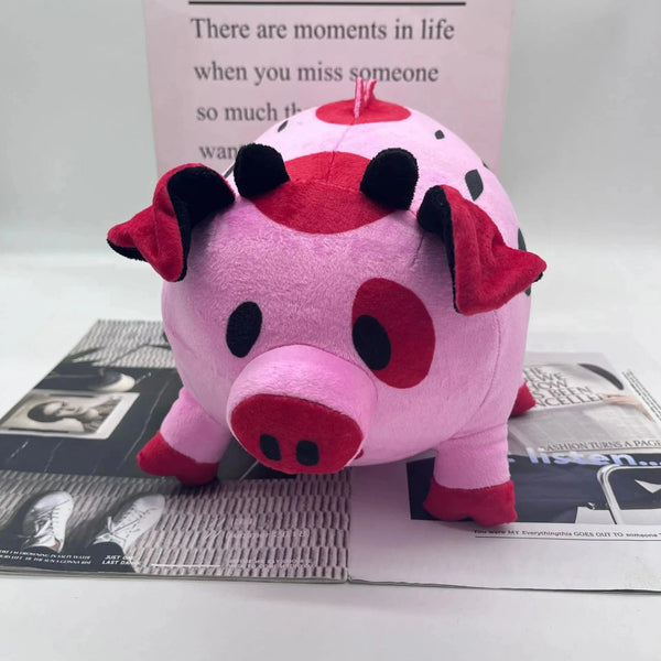 Planet Gates A Hazbin Hotel Fat Nuggets Plush Toy Animated Movie Character Alastor Helluva Boss Pillow Plush Doll Hot Selling Soft Pig Toy Gift