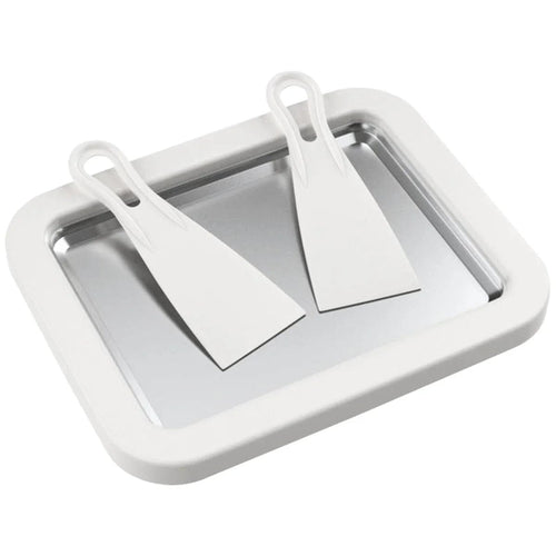 Planet Gates A Ice Cream Maker Pan with 2 Scrapers Ice Cream Maker Plate Multifunctional Cold Sweet Fried Food Plate Rolled Ice Cream Maker
