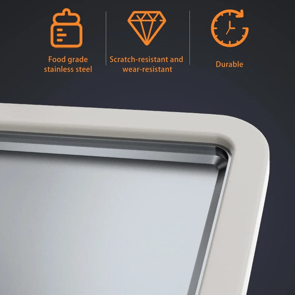 Planet Gates A Ice Cream Maker Pan with 2 Scrapers Ice Cream Maker Plate Multifunctional Cold Sweet Fried Food Plate Rolled Ice Cream Maker