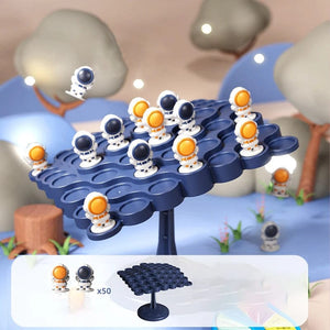 Planet Gates A Kid Montessori Toy Balancing Board Puzzle Frog Astronaut Balance Tree Educational Parent-child Interaction Tabletop  Math Game