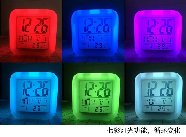 Planet Gates A MINISO Disney Stitch LED Color Alarm Clock Growth Changing Numbers Stitch Cartoon Character Toy Best Birthday Gift for Kids