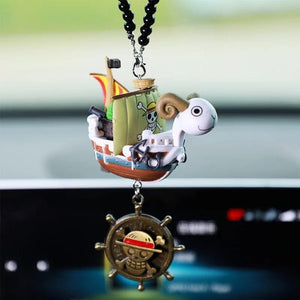 Planet Gates A One Pieces Pirates Boat Going Merry/ Thousand Sunny Grand Pirate Ship Car Pendant Action Figure Cartoon Figure Collectible Toy