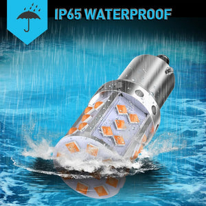 Planet Gates A pack 1156 P21W ba15s Bau15s PY21W 7507 LED Canbus No Hyper Flash Turn Signal Light Bulb Built-in Resistor Error Free Orange