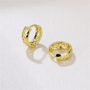 Planet Gates A-qd272sliver Adolph Trending Metal Geometry Hoop Earring Fashion New Design Irregular Minimalist Earrings for Women Fashion Jewelry Gift 2023