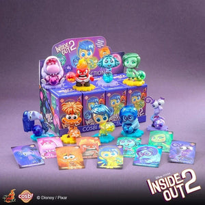 Planet Gates A / random 1pcs 2024 New Hot Toys Disney Pixar Inside Out 2 Joy Sadness Anger Disgust Cosbi Collectible Figurine Mini Doll Kids Birthday Gift
