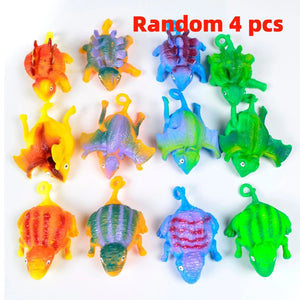 Planet Gates A-Random 4 pack 4PCS Kids Funny Dinosaur Animals Inflate Vent Balls Toy Squeeze Soft Ball Balloon Fidget Party Sports Cute Funny Games Toys Gift