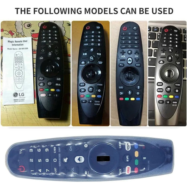 Planet Gates A Remote Transparent Silicone Case For LG Dynamic TV Control Protective Cover AN-MR600/650 Thicken Anti-fall Shockproof Sleeve