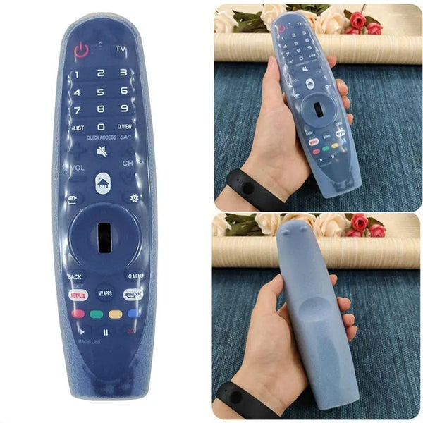 Planet Gates A Remote Transparent Silicone Case For LG Dynamic TV Control Protective Cover AN-MR600/650 Thicken Anti-fall Shockproof Sleeve