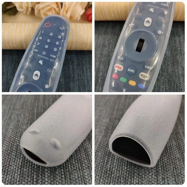 Planet Gates A Remote Transparent Silicone Case For LG Dynamic TV Control Protective Cover AN-MR600/650 Thicken Anti-fall Shockproof Sleeve