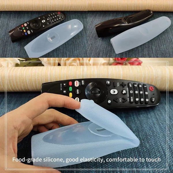 Planet Gates A Remote Transparent Silicone Case For LG Dynamic TV Control Protective Cover AN-MR600/650 Thicken Anti-fall Shockproof Sleeve