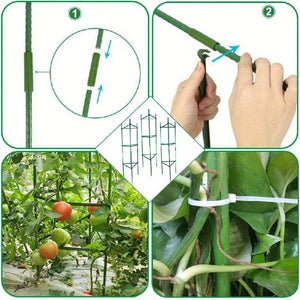 Planet Gates A Set 1 Pack, Tomato Cages, Up To 51 Inches, For Assembling Vegetable Grids For Garden Climbing Plants, Vegetables, And Flowers