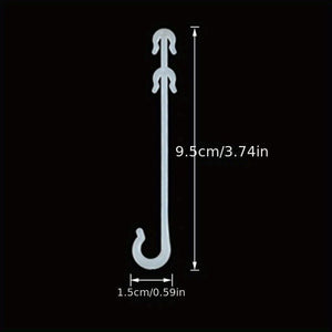 Planet Gates A Set Of 50 9.5cm Fruit Hooks 50 Sets, Plant Fruit Hook Tomato Eggplant Planting Greenhouse Accessories To Prevent Fruit Bunching Or Falling Off