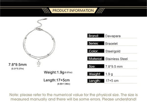 Planet Gates A steel color Dawapara Greek Letter Alphabet Charm Bracelet Psychology PSI Symbol Math Symbol Stainless Steel Jewelry