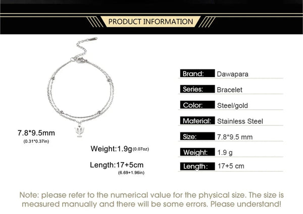 Planet Gates A steel color Dawapara Greek Letter Alphabet Charm Bracelet Psychology PSI Symbol Math Symbol Stainless Steel Jewelry