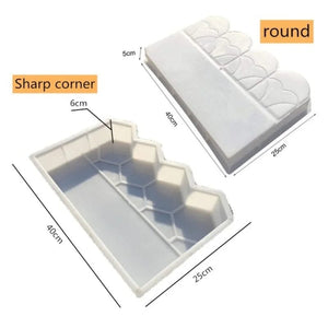 Planet Gates A style Stone Brick Path Mold Garden Building Accessories Plastic Making DIY Fish Pond Paving Mould Home Wall Fence Road Concrete Mold