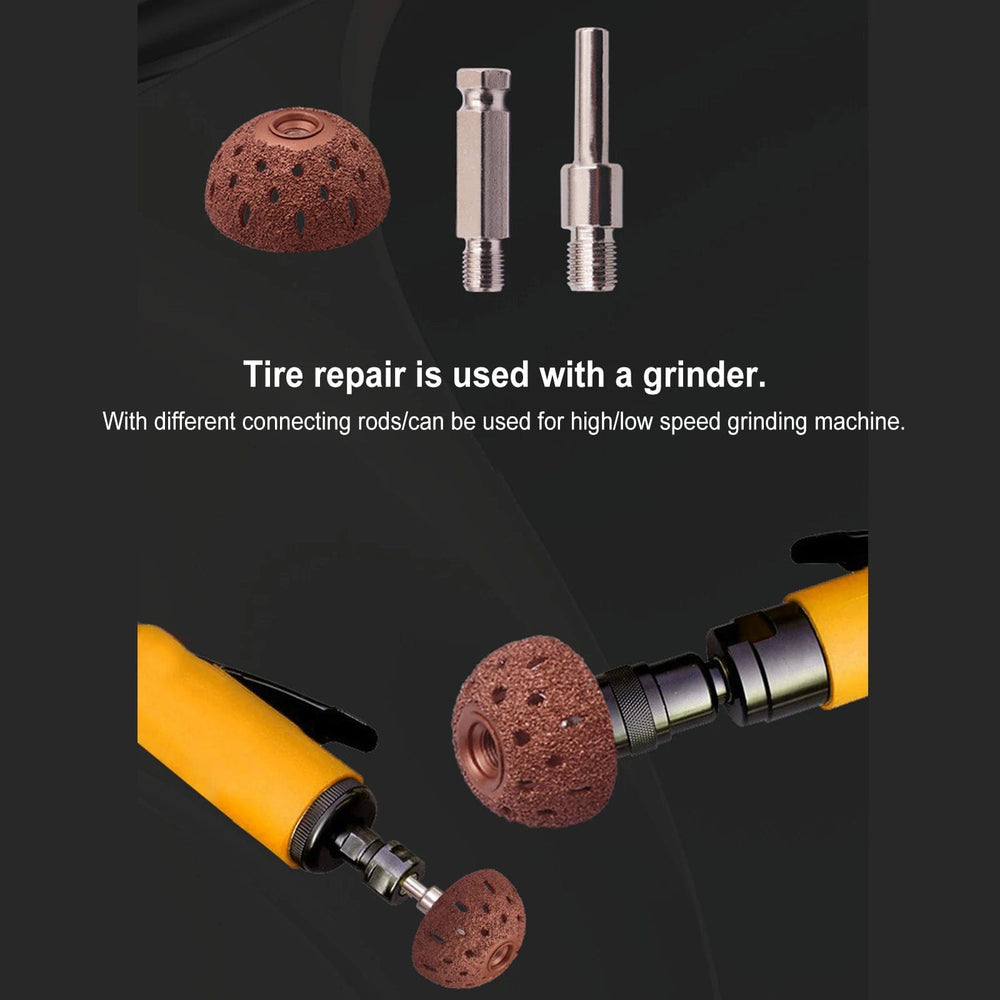 Planet Gates A Tire Grinding Head Tungsten Steel Hemispherical Pneumatic Tire Grinding Machine Head Grinding Wheel Tire Repair Hand Tool