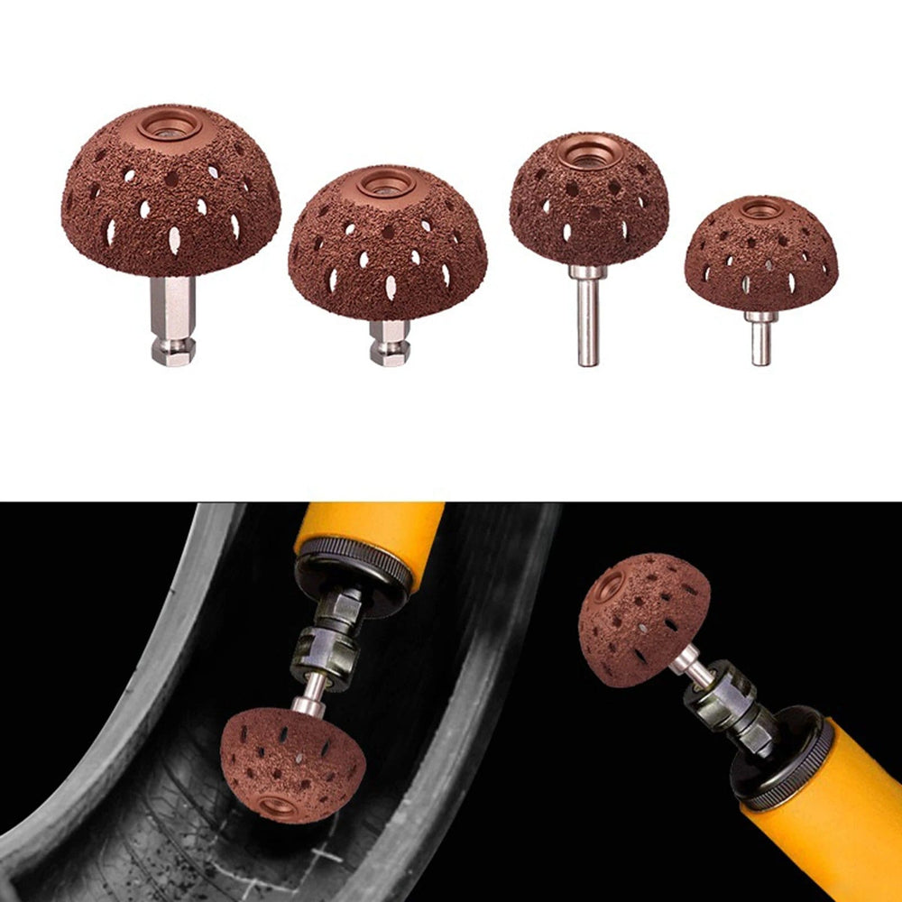 Planet Gates A Tire Grinding Head Tungsten Steel Hemispherical Pneumatic Tire Grinding Machine Head Grinding Wheel Tire Repair Hand Tool