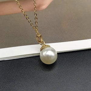 Planet Gates A Trendy Summer Shell Imitation Pearl Pendant Necklace For Women Fashion Collar Neck Jewelry Wholesale Dropshipping