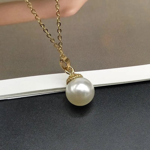 Planet Gates A Trendy Summer Shell Imitation Pearl Pendant Necklace For Women Fashion Collar Neck Jewelry Wholesale Dropshipping