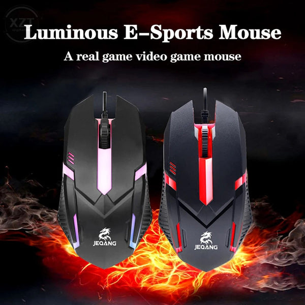 Planet Gates A USB Wired Mini Gaming Mouse 1000 DPI Optical 3 Button RGB USB Wired Mouse Mice For PC Desktop Laptop Computer Gamer